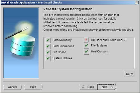 Oracle Apps R12 Validate System Checks